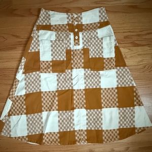 Ace & Jig skirt in Clove textile